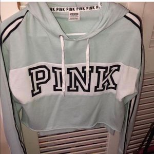 Brand Pink long sleeve crop top